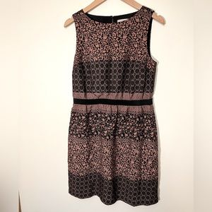 Loft patterned sheath dress